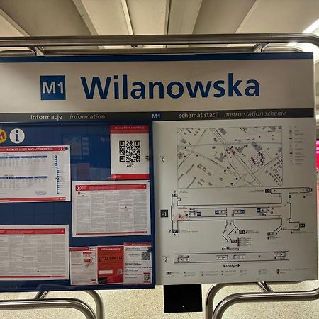 Metro Wilanowska Aparts Warsawa Bagian luar foto