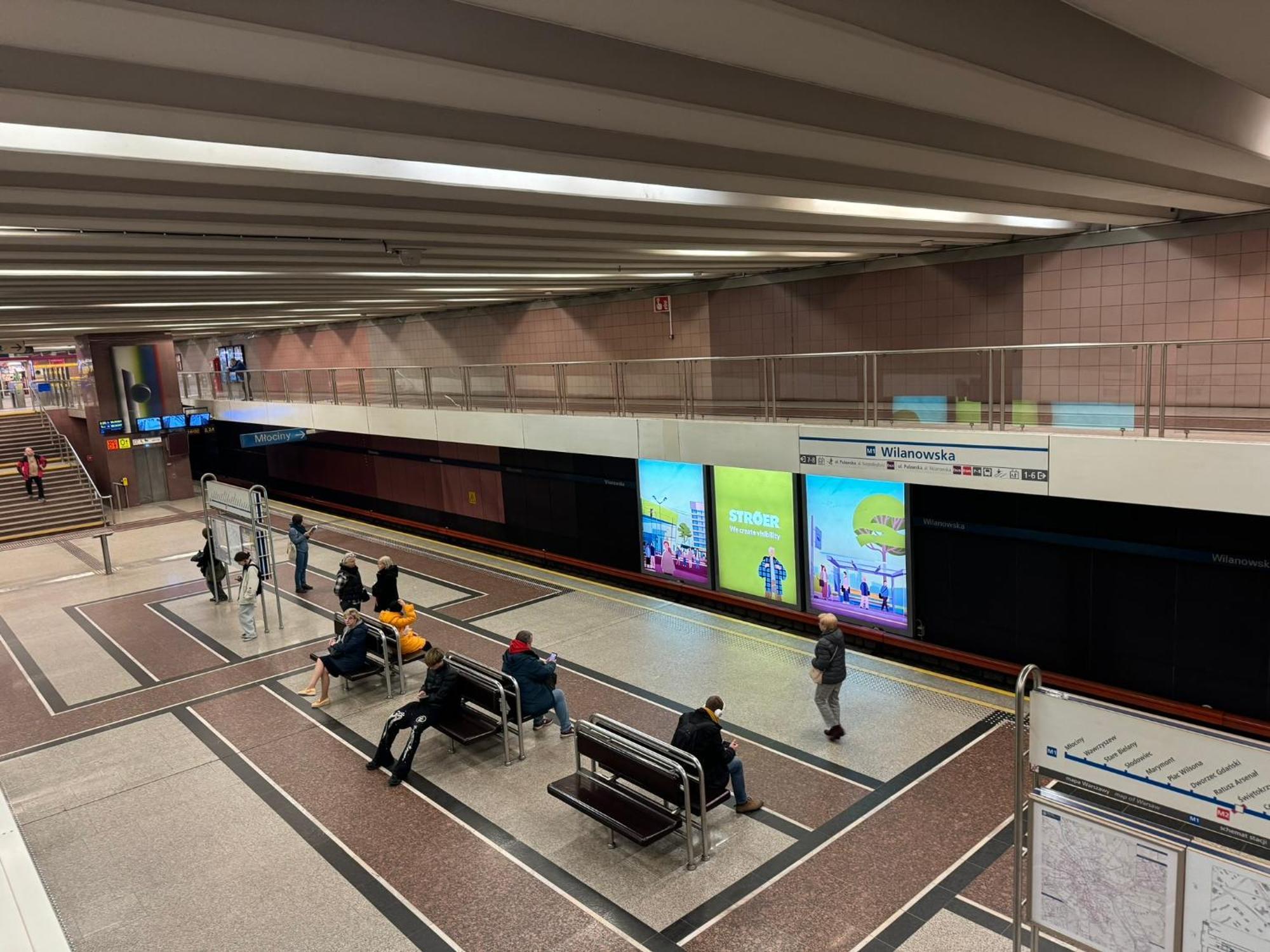 Metro Wilanowska Aparts Warsawa Bagian luar foto